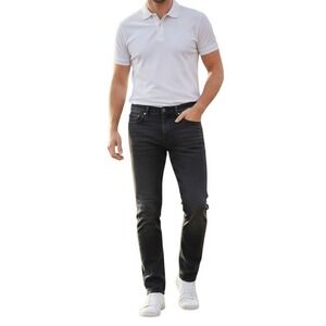 FRAME L'Homme Slim Jeans Dark Noir Designer Denim Mens 32x32 NWOT $218